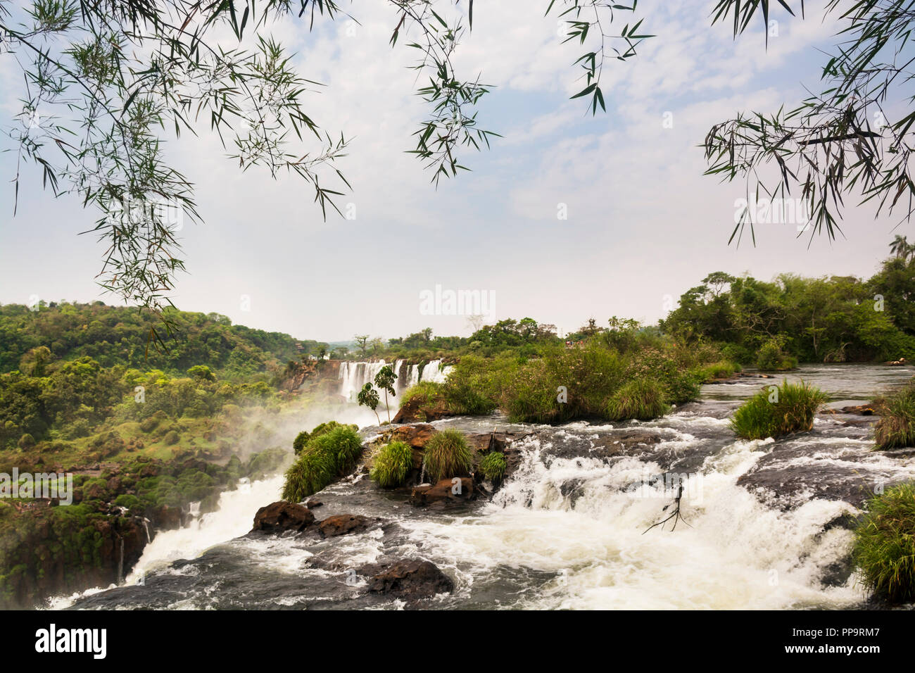 Cataratas del Iguazú, Parque Nacional Iguazu, Argentina Foto de stock