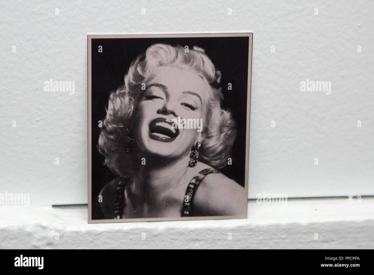 Película seductora Marilyn Monroe vigas en el mundo a partir de una