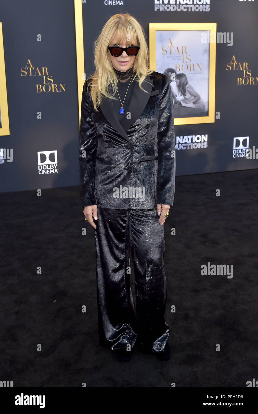 Rosanna Arquette asistir a la "Ha nacido una estrella' premiere en el Auditorio Shrine el 24 de septiembre de 2018, en Los Angeles, California. Uso | en todo el mundo Foto de stock