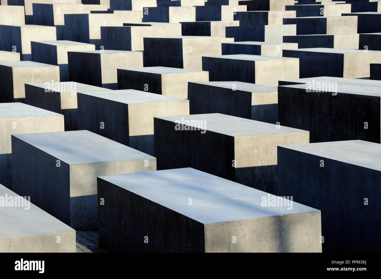 Memorial del Holocausto de los judíos asesinados de Europa. Berlín, Alemania Foto de stock