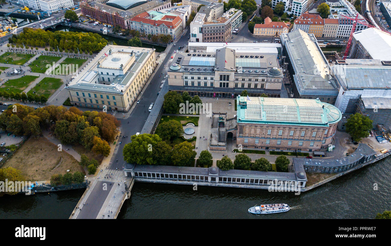 La Isla de los museos, en Berlín, Alemania, Foto de stock