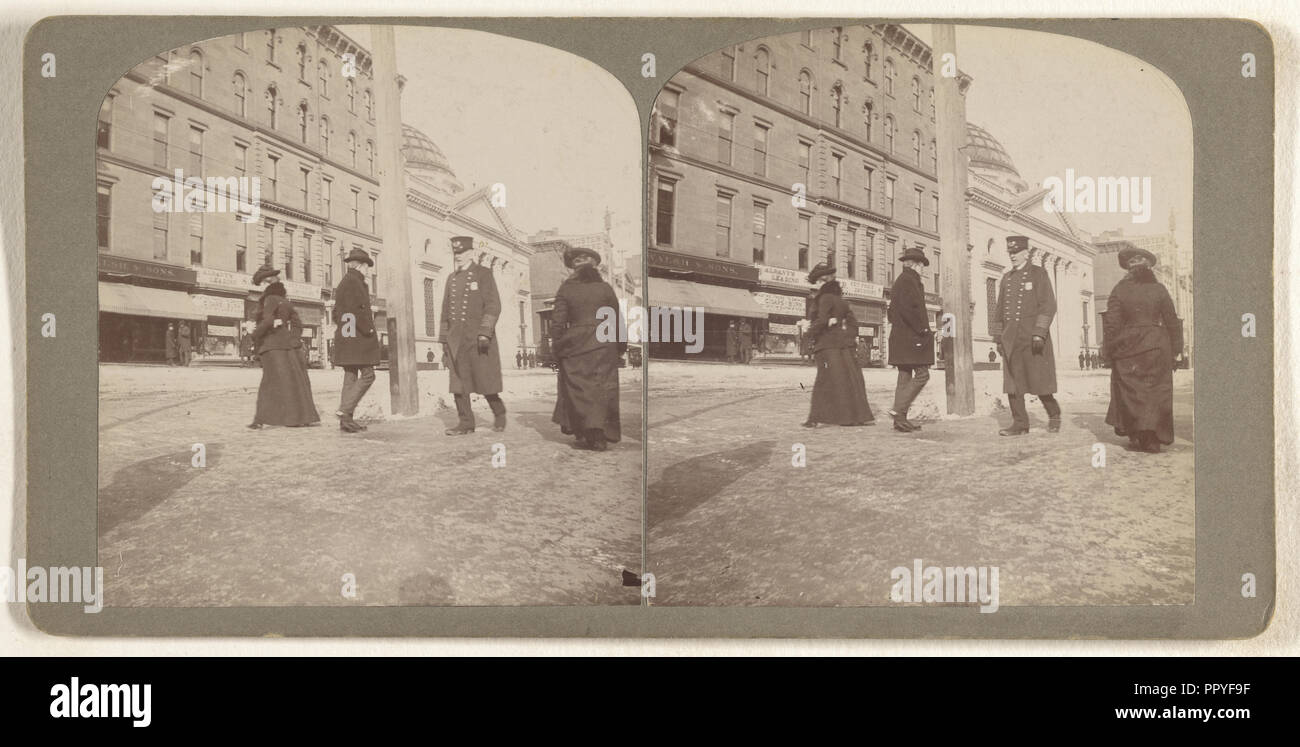 M. Ryan, policía, comisaría 2d 64 Park Ave., Albany, N.Y; Julius M. Wendt, americano, active 1900s - 1910S, 1900s; Gelatina de plata Foto de stock