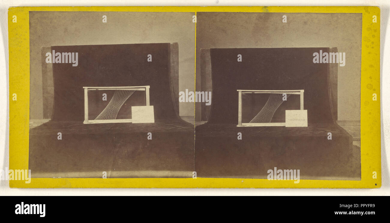 El modelo de una forma geométrica; 1860; Albúmina imprimir plata Foto de stock