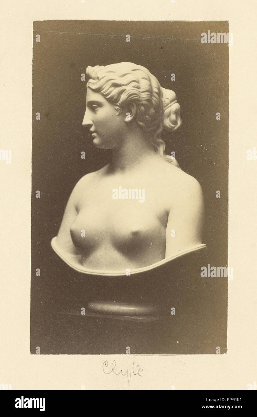 Escultóricos Busto femenino; British; 1870 - 1880; Imprimir Foto de stock