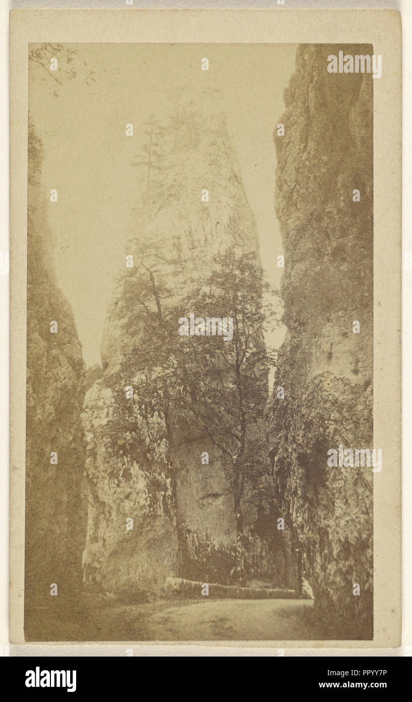 Ver cerca de San Remo; Davanne & Aléo; 1865 - 1867; Albúmina imprimir plata Foto de stock