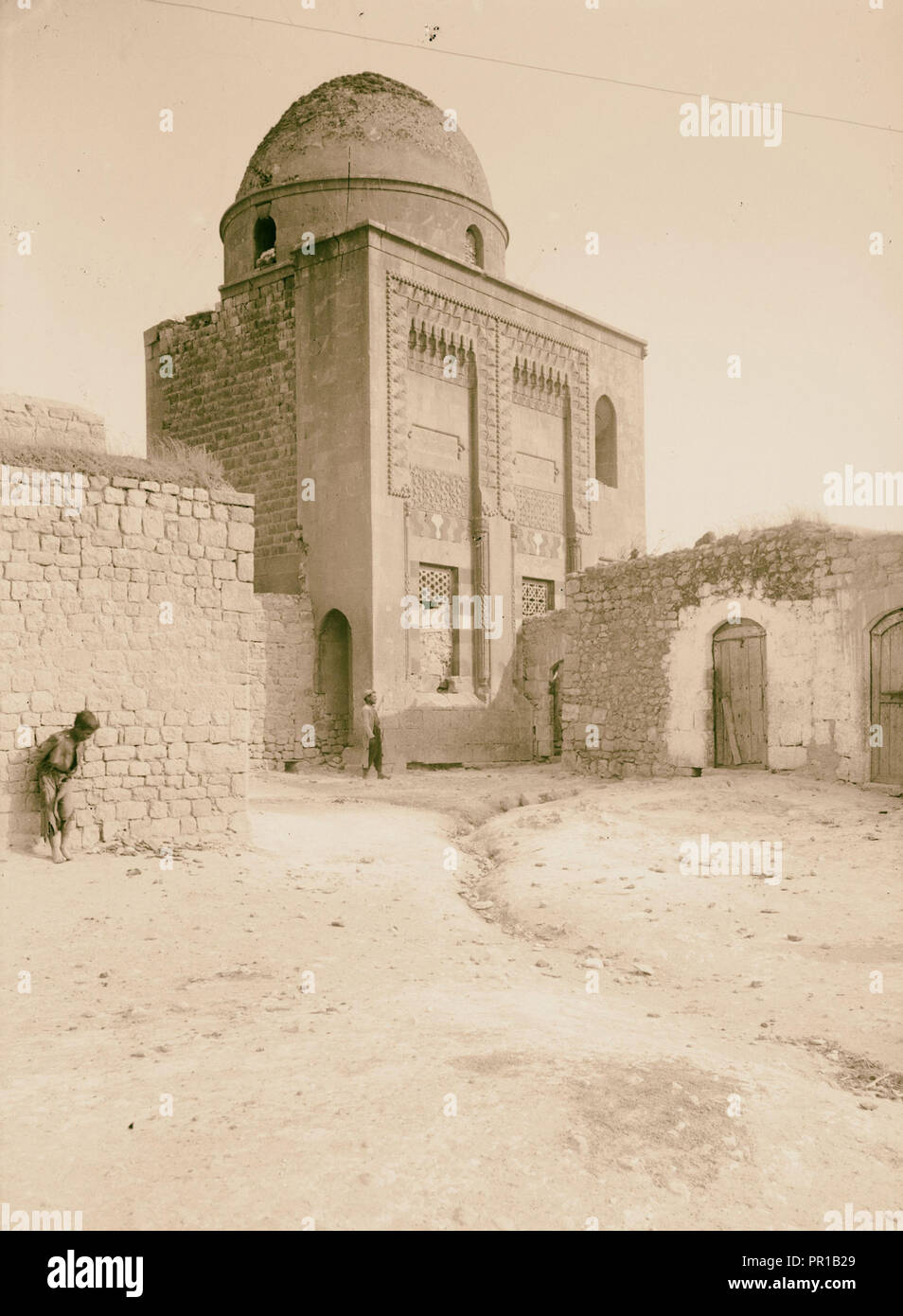 Alepo (Haleb) y alrededores. Mameluke tumba. 1900, Siria, Alepo Foto de stock
