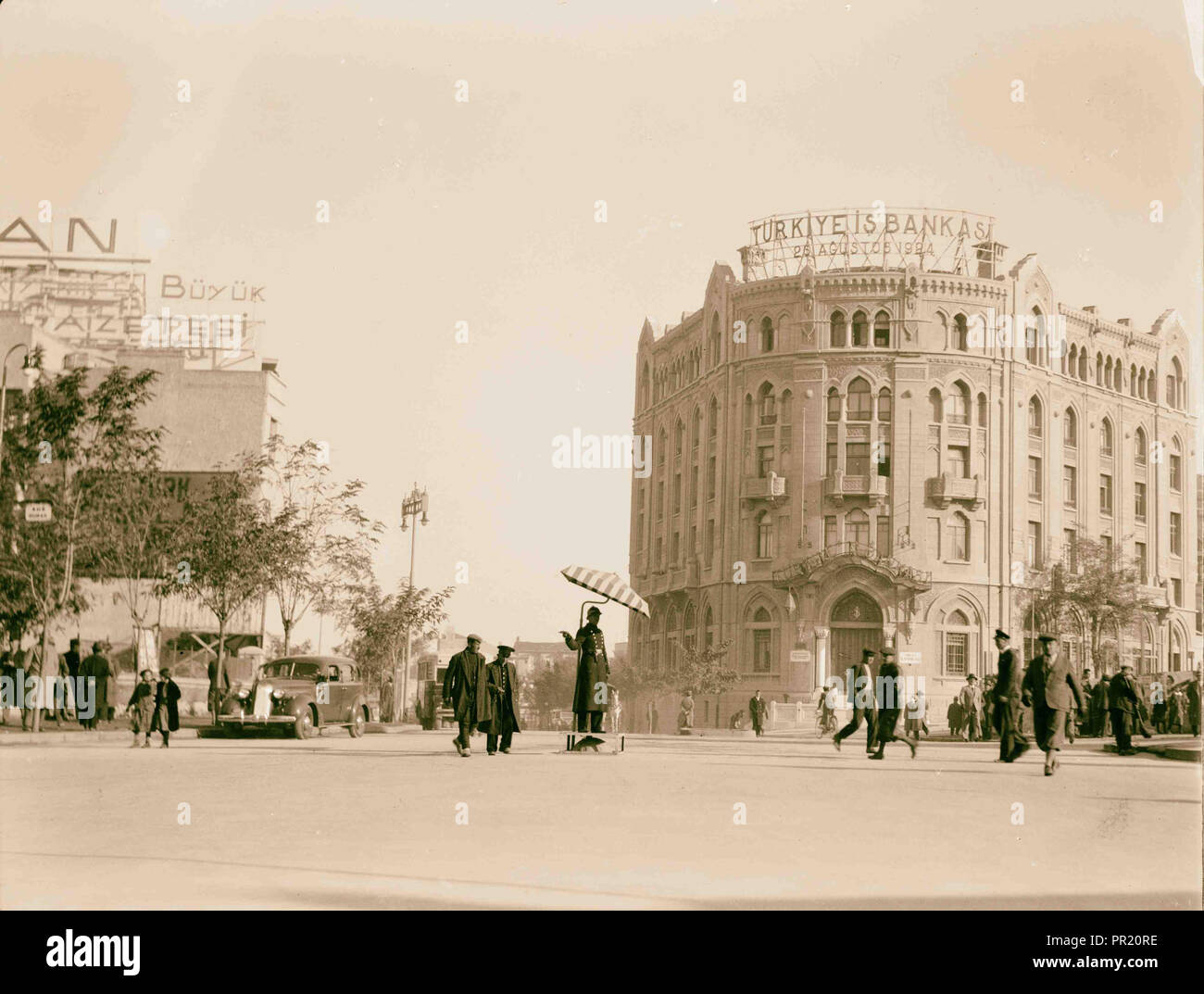 Turquía. Ankara. Edificio del banco turco. En 1935, Turquía, Ankara Foto de stock