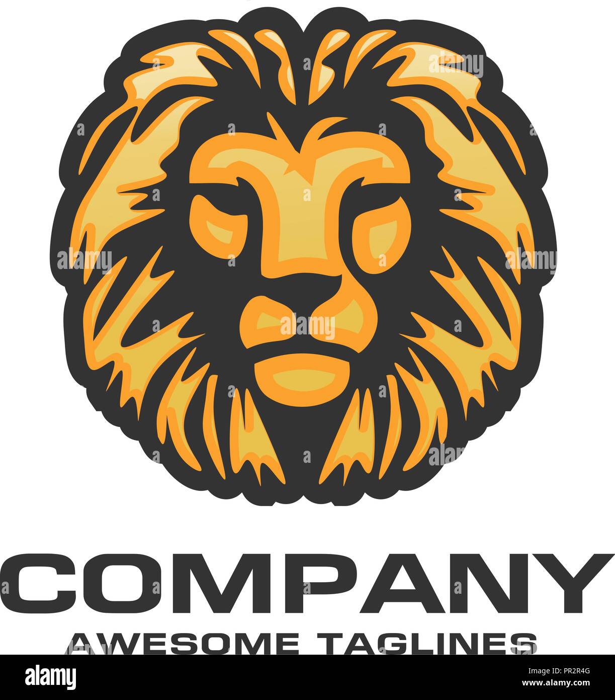 Vector logo de cabeza de león, cabeza del rey león firmar concepto, Lions  head logo, lion cara ilustración gráfica, elemento de diseño Imagen Vector  de stock - Alamy