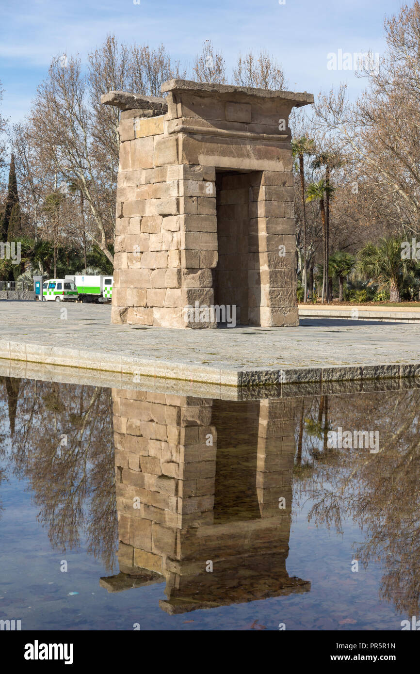 MADRID, España 23 de enero de 2018 increíbles vistas del Templo de