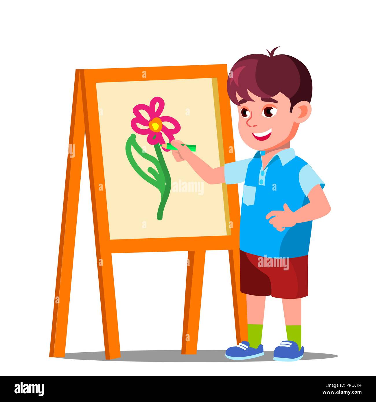 Lápices De Colores Para Niños Para Pintar Sobre El Papel Fotos, retratos,  imágenes y fotografía de archivo libres de derecho. Image 13293702