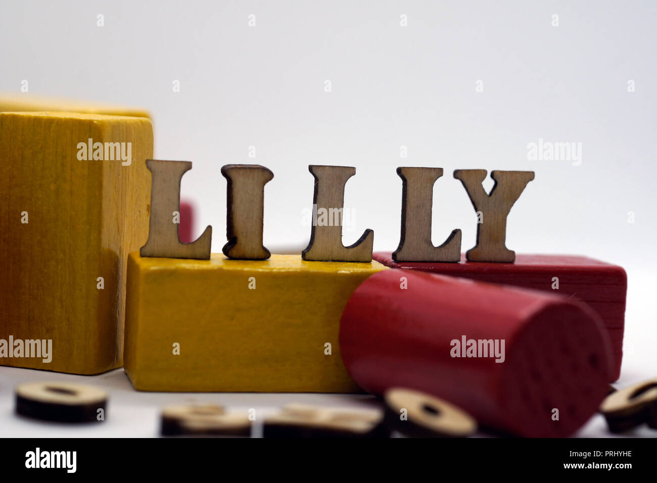 Popular nombre femenino lilly Foto de stock