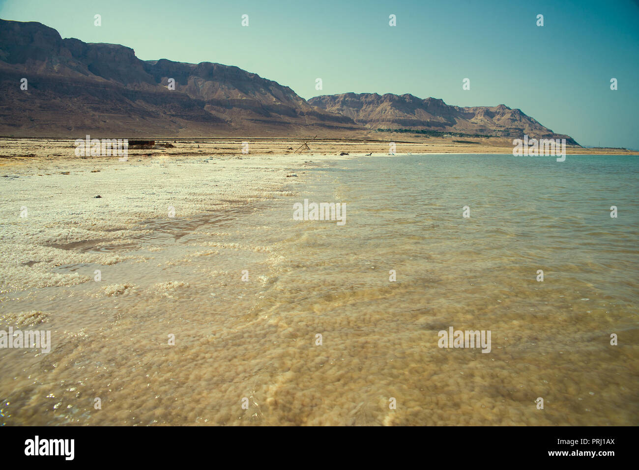 El Mar Muerto en Israel Foto de stock