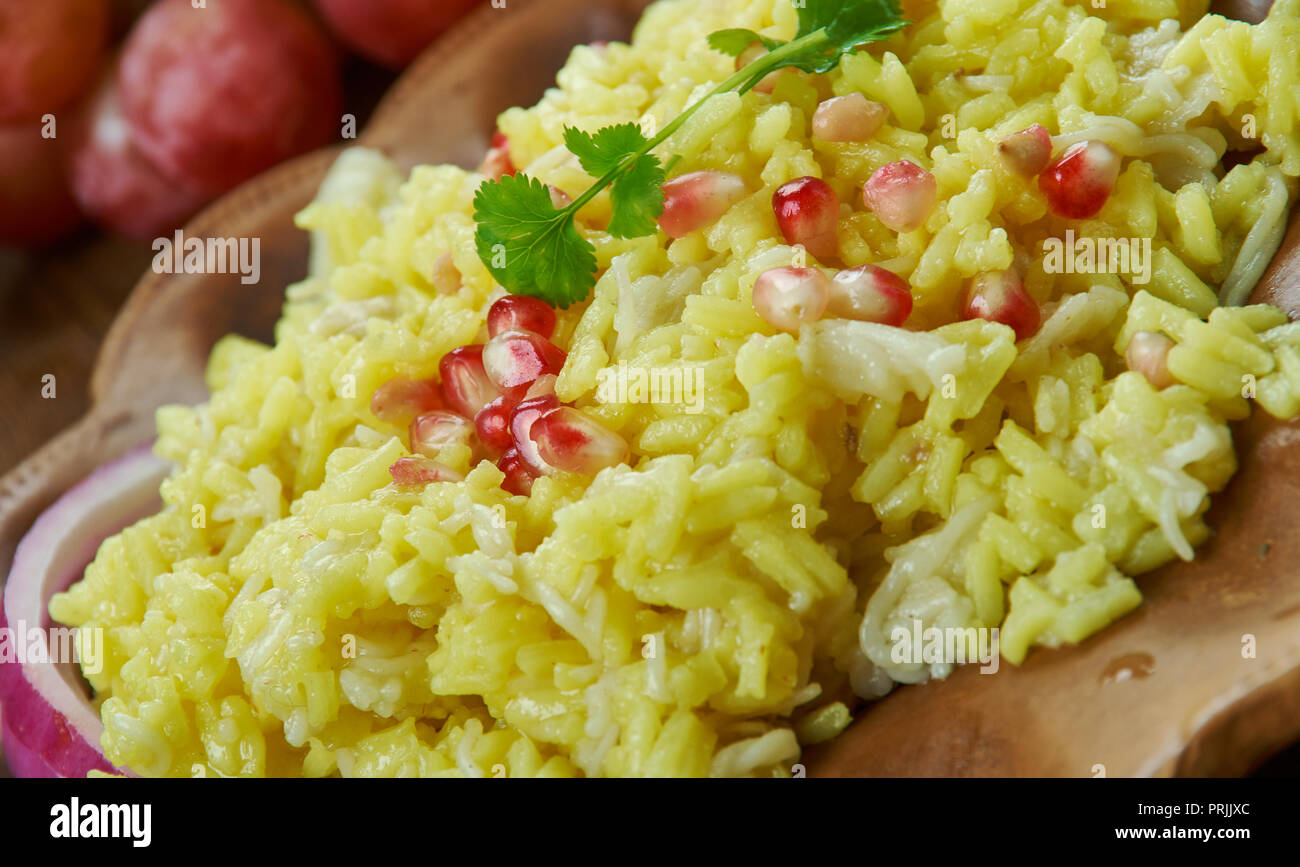 Tías armenio pilaf de arroz, preparar arroz con fideos y caldo de pollo
