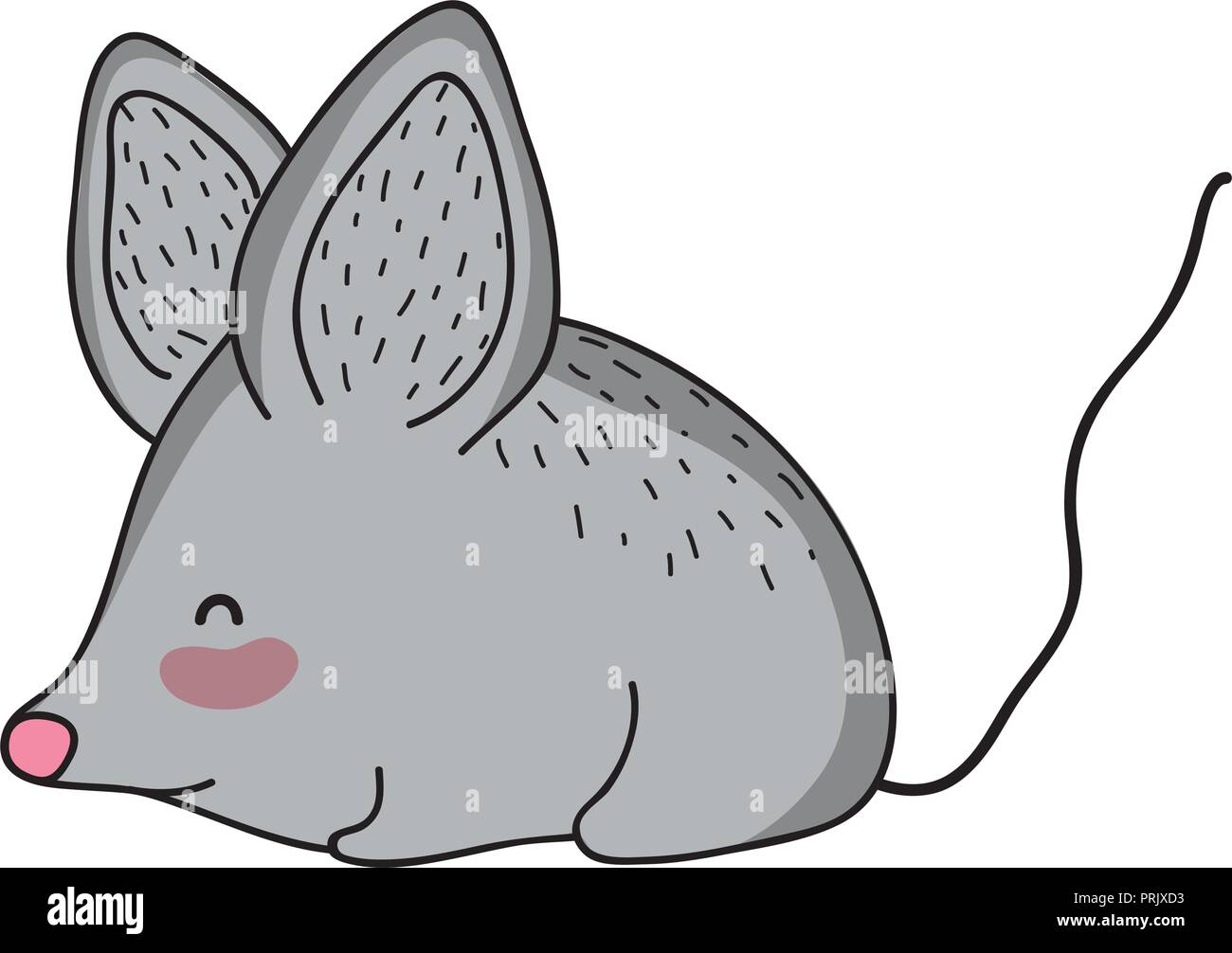 Ratón de dibujos animados de animales salvajes Imagen Vector de stock -  Alamy