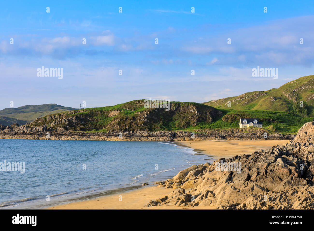 Playa Camusdarach, Escocia Foto de stock