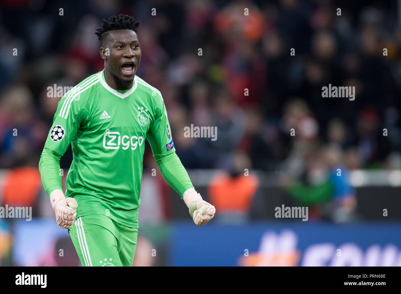 02 de octubre de 2018, el Estado federado de Baviera, Múnich: fútbol: Liga  de Campeones, el Bayern de Munich - el Ajax de Amsterdam, en la fase de  grupos, grupo E, 2ª