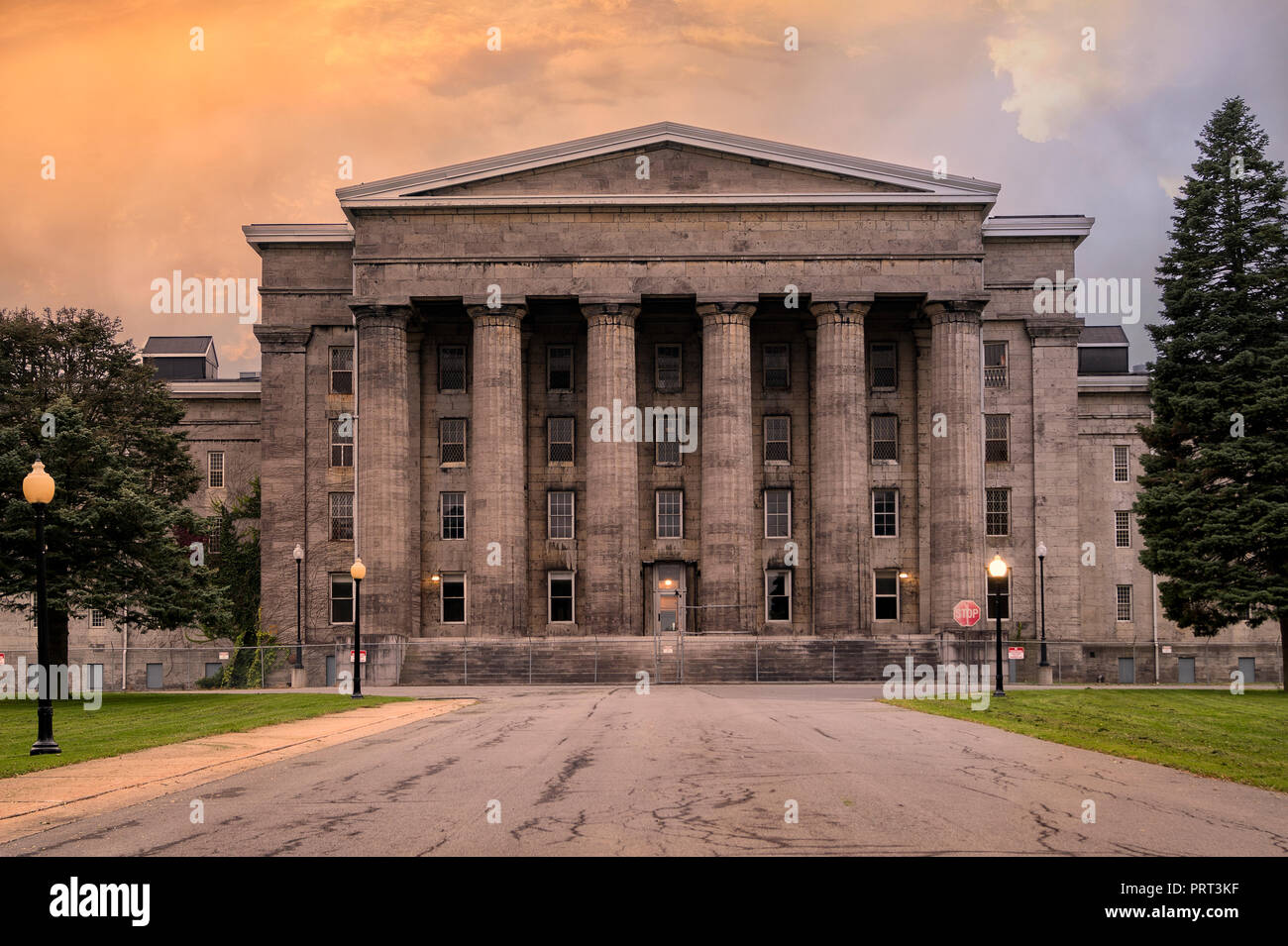 UTICA, NY, EE.UU. OCT. 03, 2018 La Utica Centro Psiquiátrico