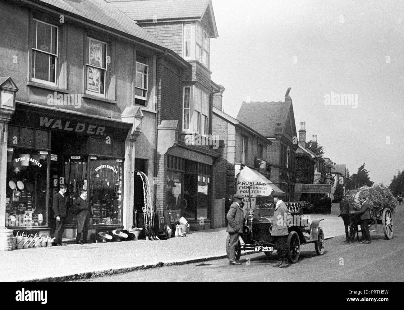 Sussex Square, Haywards Heath a principios de 1900. Foto de stock
