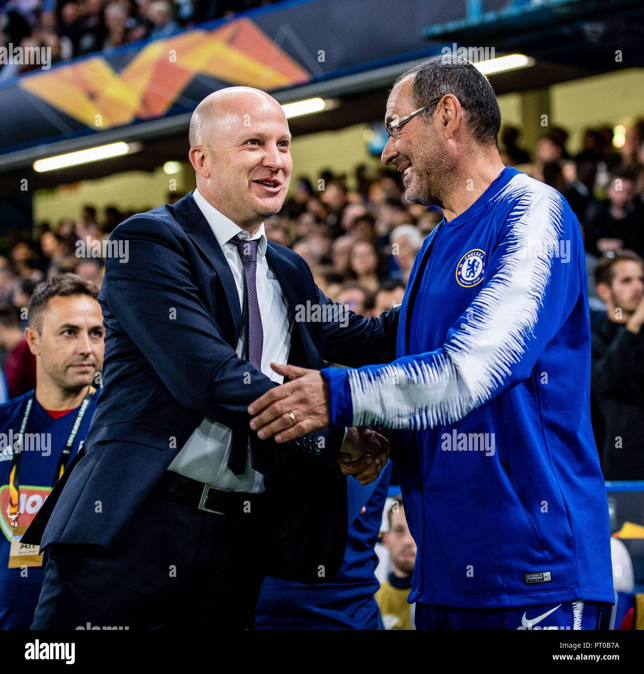 Chelsea FC en Europa League vs Viedoton FC Foto de stock