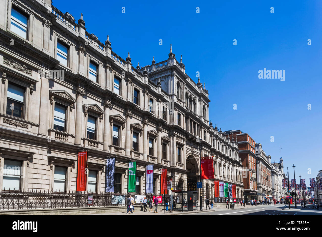 Inglaterra, Londres, Piccadilly, Burlington House, la Royal Academy of Arts Foto de stock