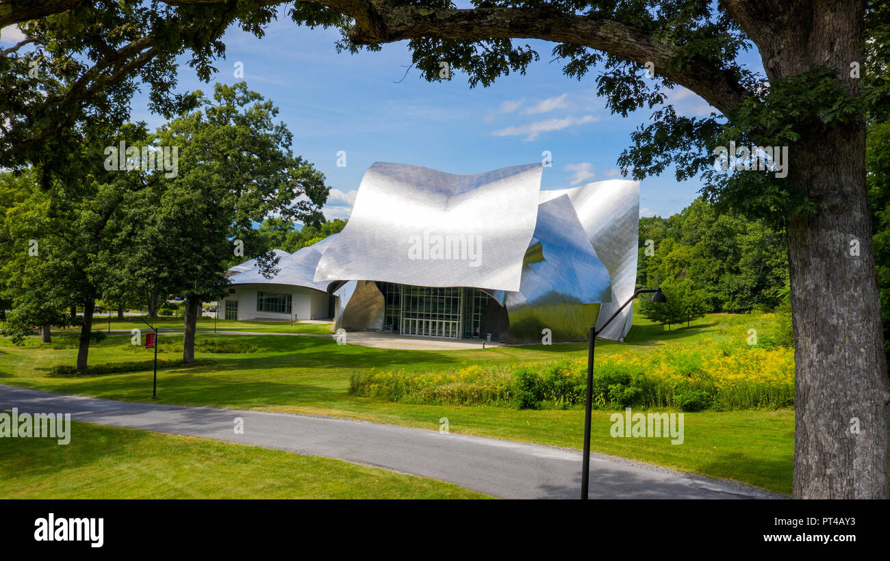 Richard B. Fisher Centre for the Performing Arts, o Fisher Hall, el Bard College, Annandale-on-Hudson, NY, EE.UU. Foto de stock