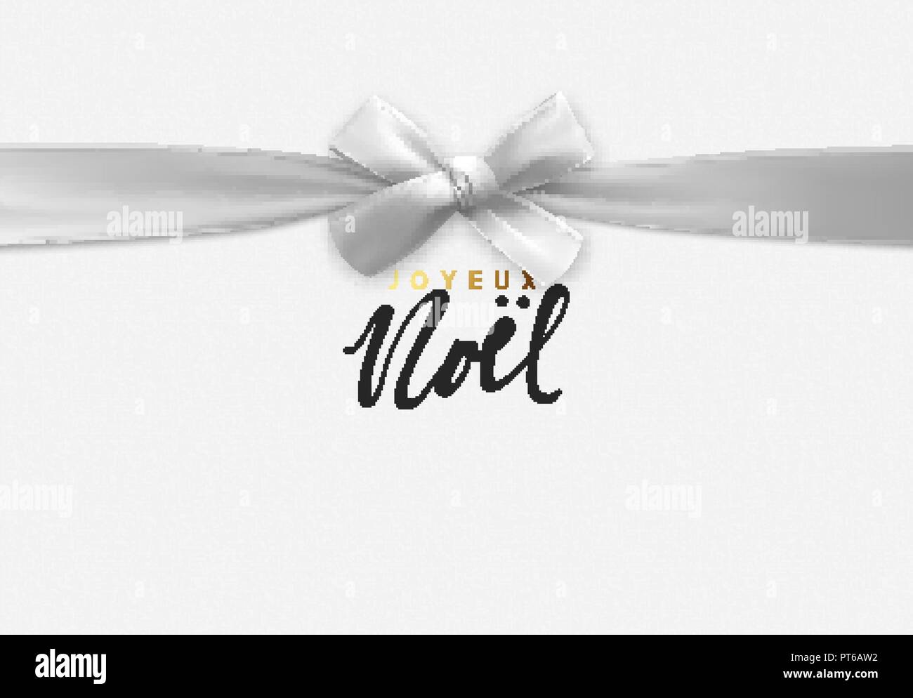 Letras francesas Joyeux Noel. Feliz Navidad de fondo. Texto manuscrito