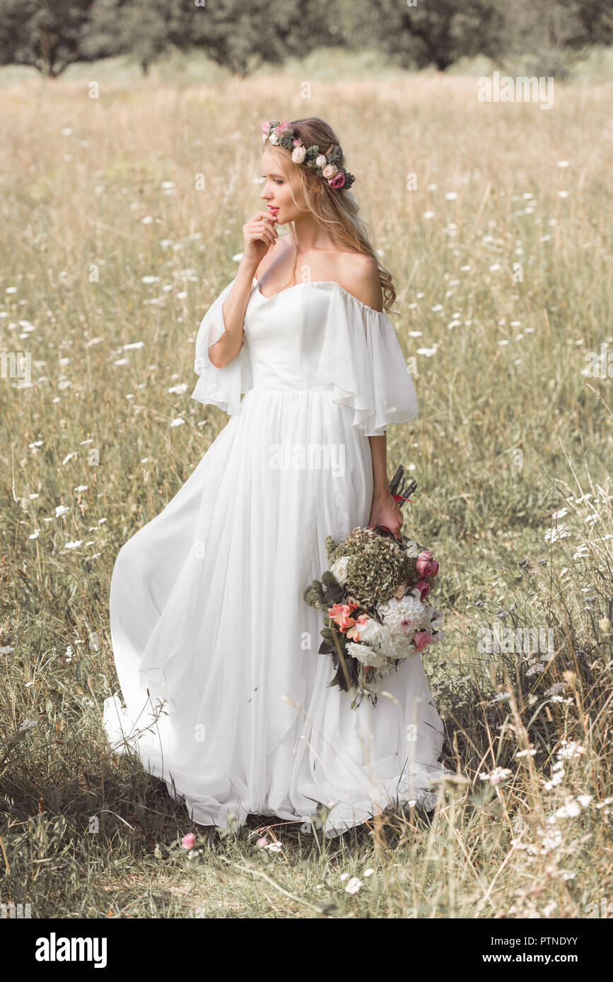 Vestido de novia de campo hot sale