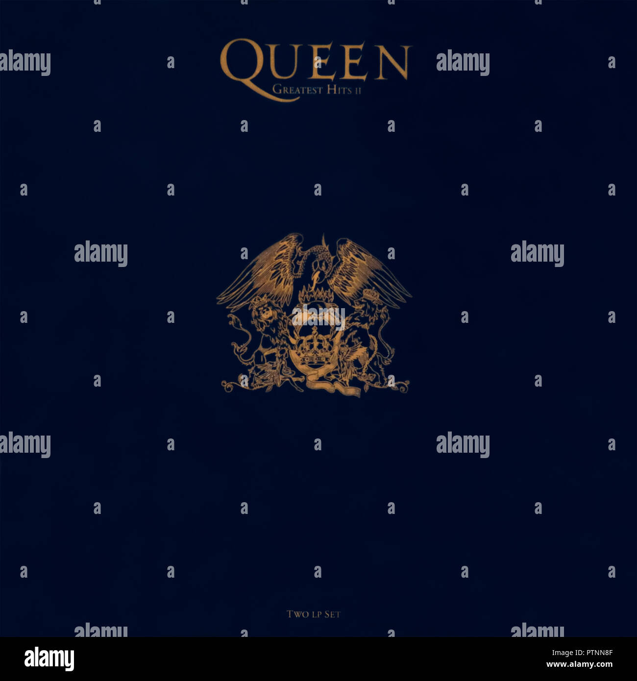 Queen - portada original del álbum de vinilo - Greatest Hits II - 1991 Foto de stock