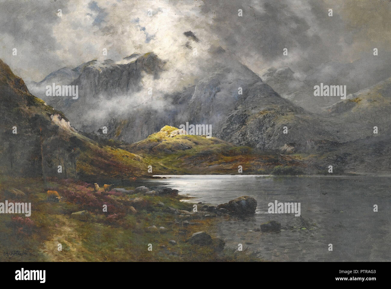 Breanski II - Alfred de las colinas de Glencoe Foto de stock