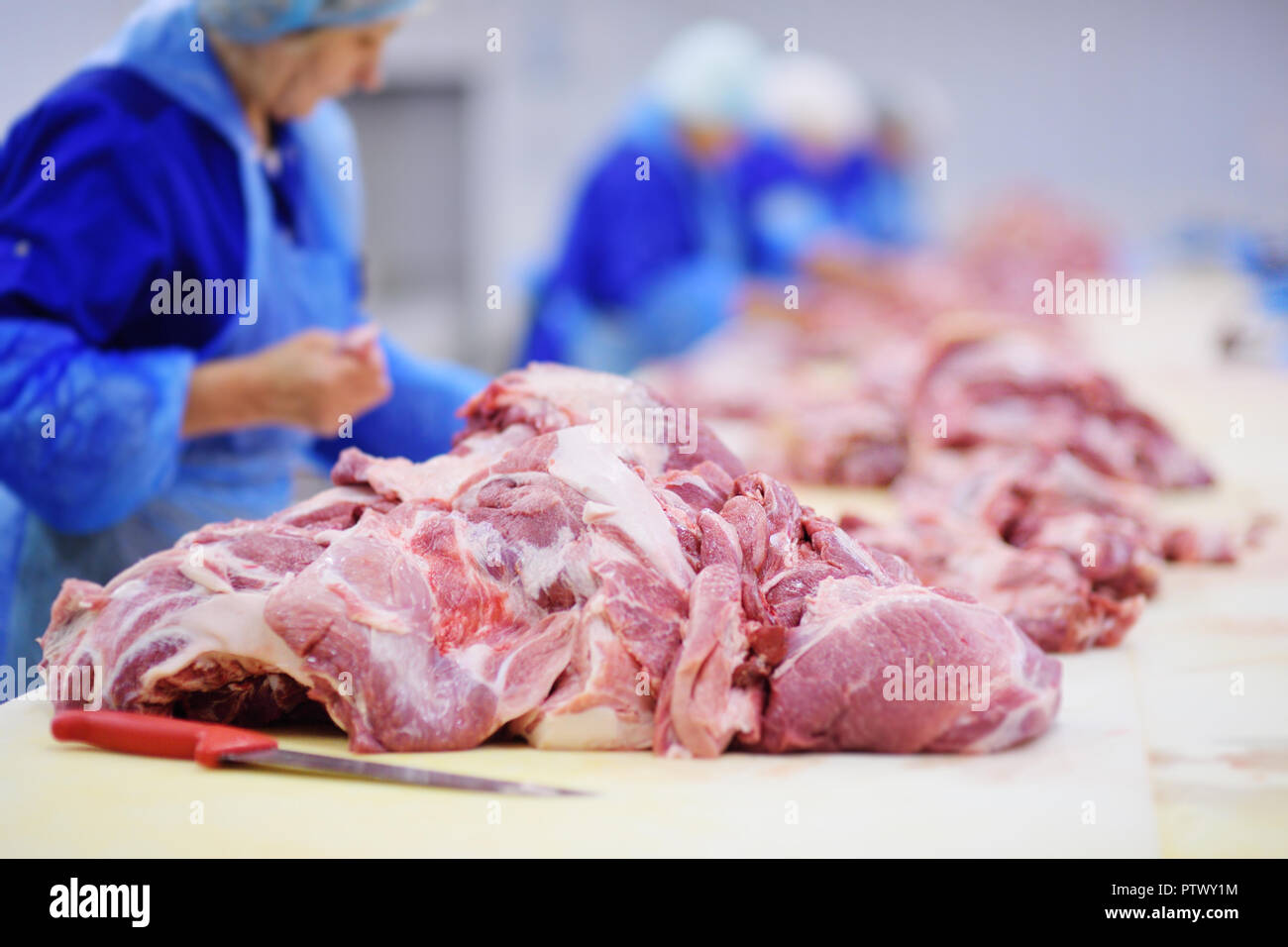 Planta empacadora de carne fotografías e imágenes de alta resolución - Alamy