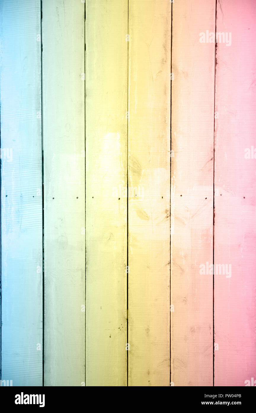 Cerco de color pastel o fondo de madera de tablón Fotografía de stock -  Alamy
