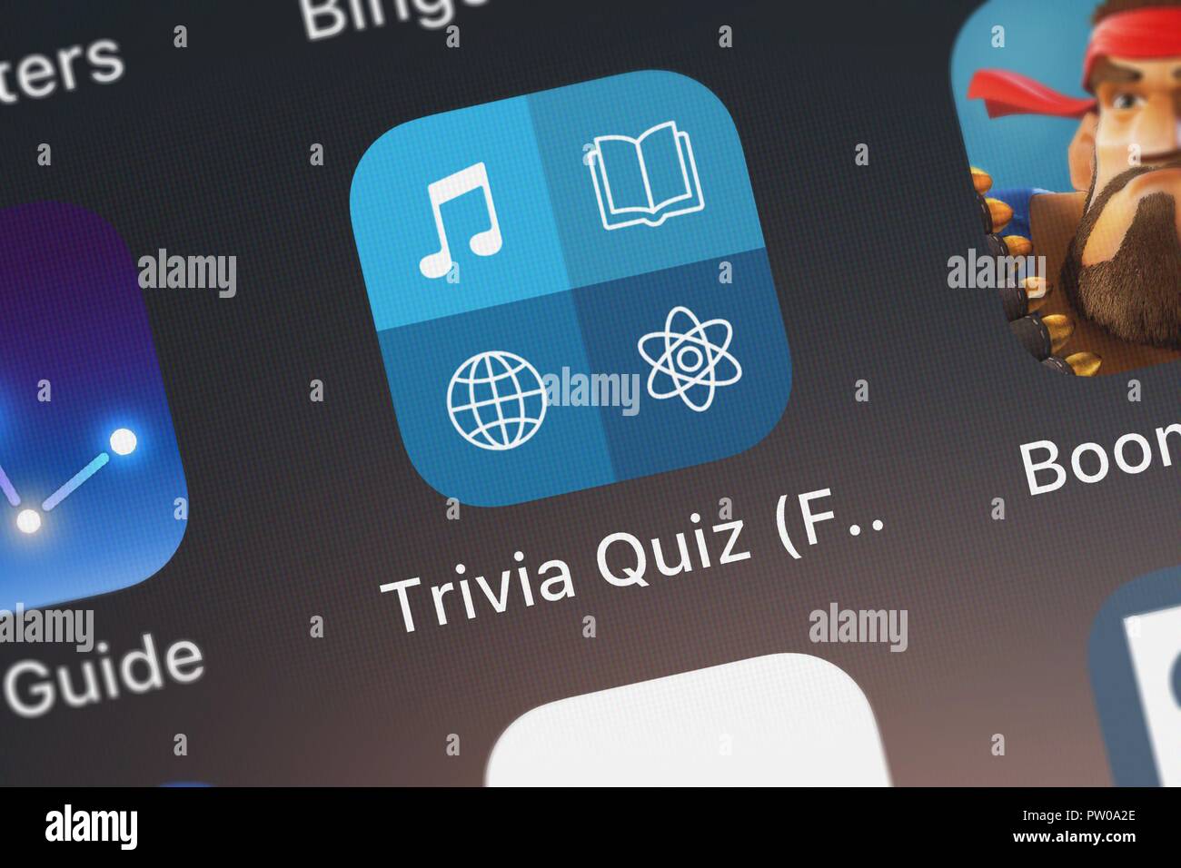 Aplicacion De Trivia Fotos E Imagenes De Stock Alamy
