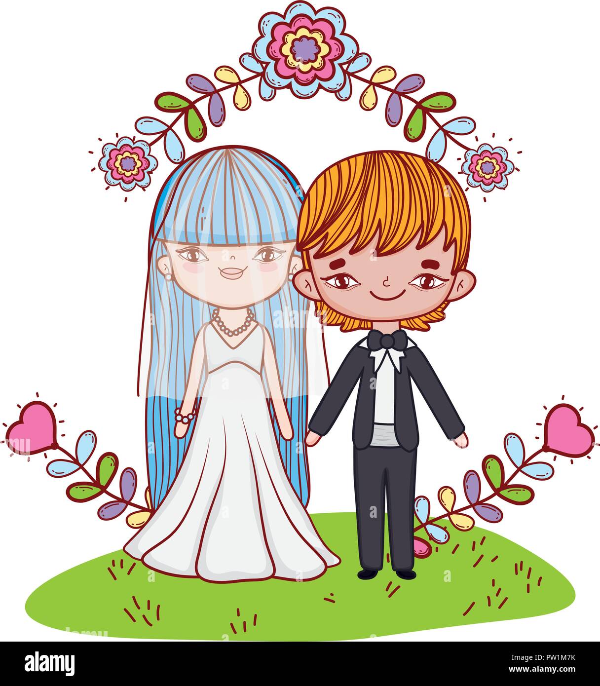 Pareja de novios caricaturas Imagen Vector de stock - Alamy Pareja de novios caricaturas Imagen Vector de stock - Alamy