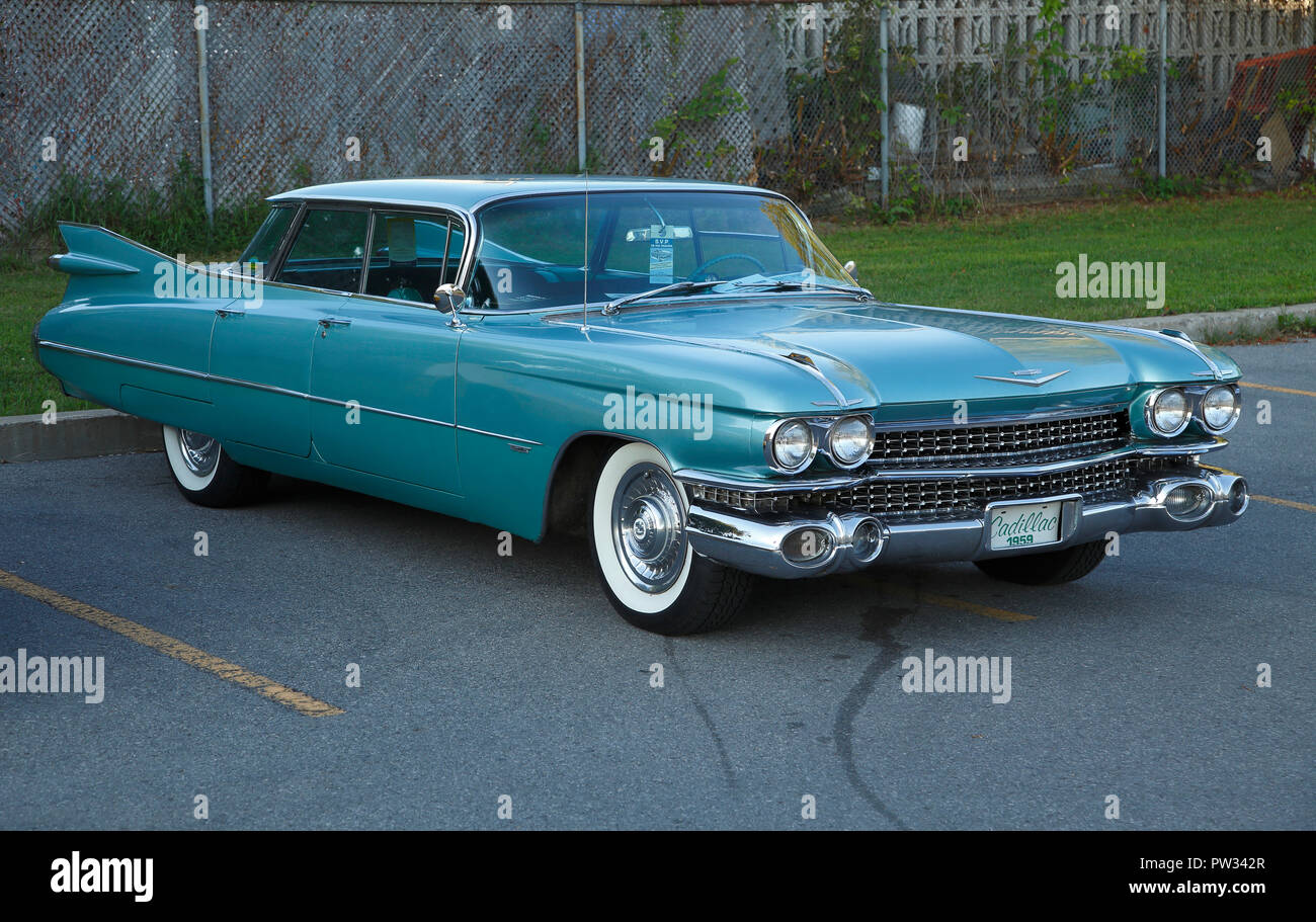 American vintage car, Cadillac de Ville de 1959, Canadá Fotografía de stock  - Alamy