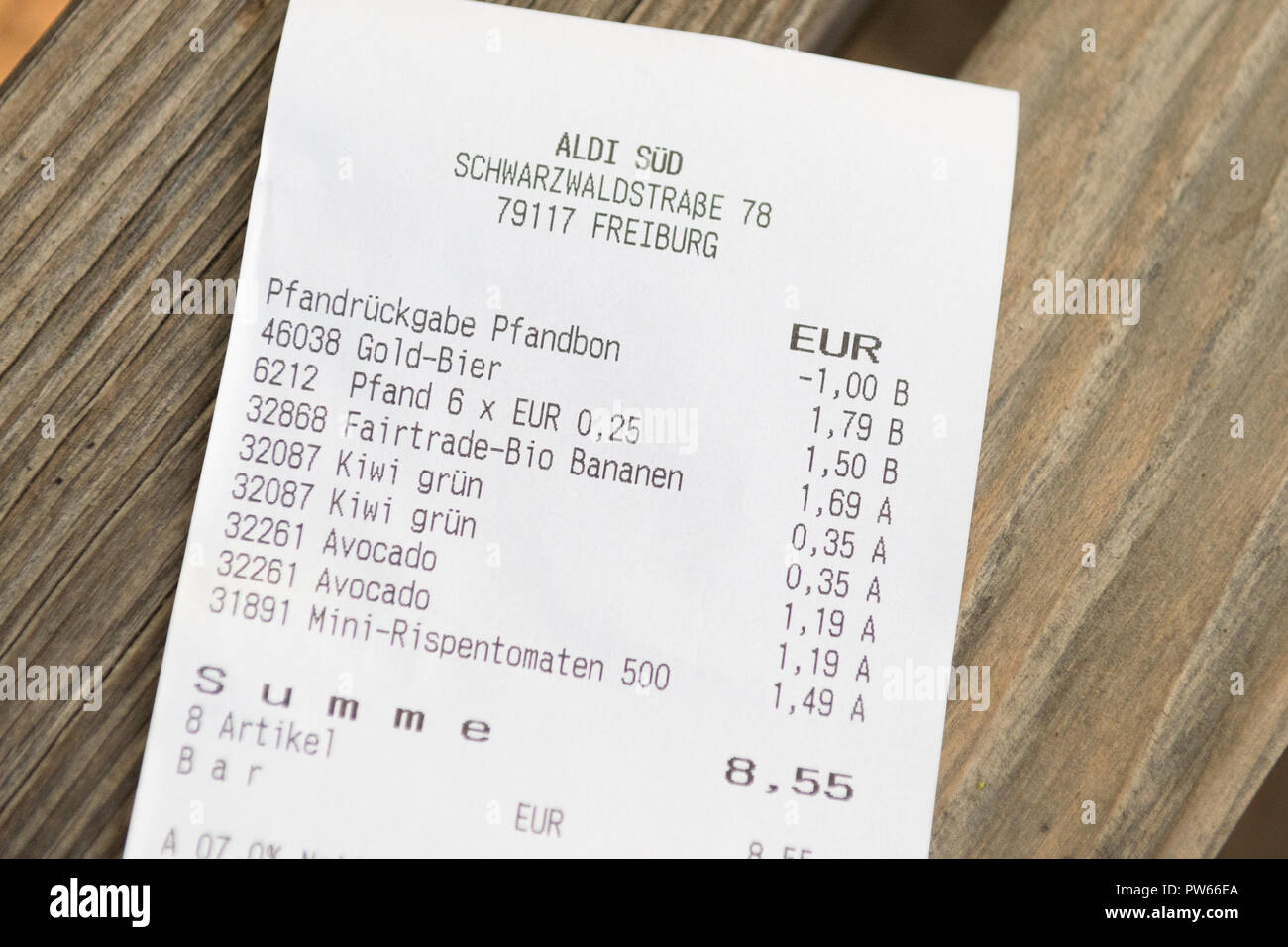 Recibo de supermercado fotografías e imágenes de alta resolución Alamy