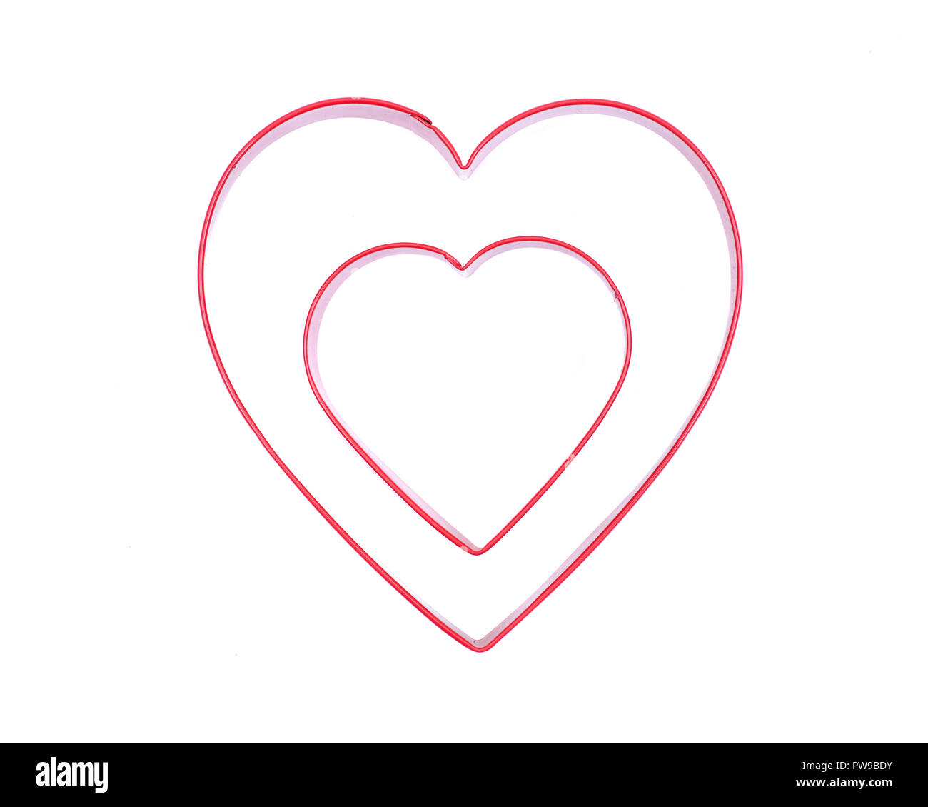 Molde en forma de corazón Imágenes recortadas de stock - Alamy