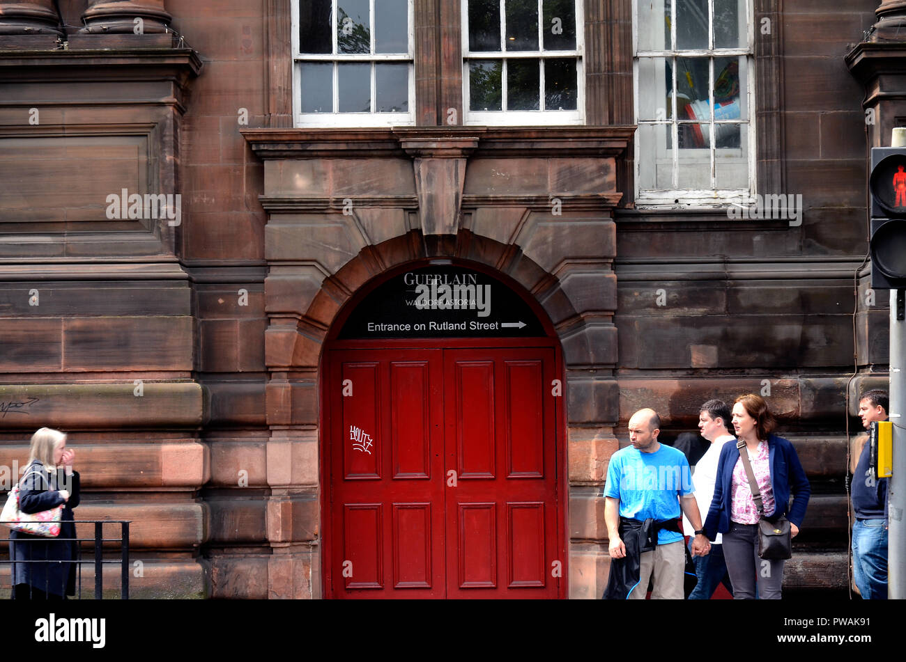 La ciudad fuera de Edimburgo Escocia Foto de stock