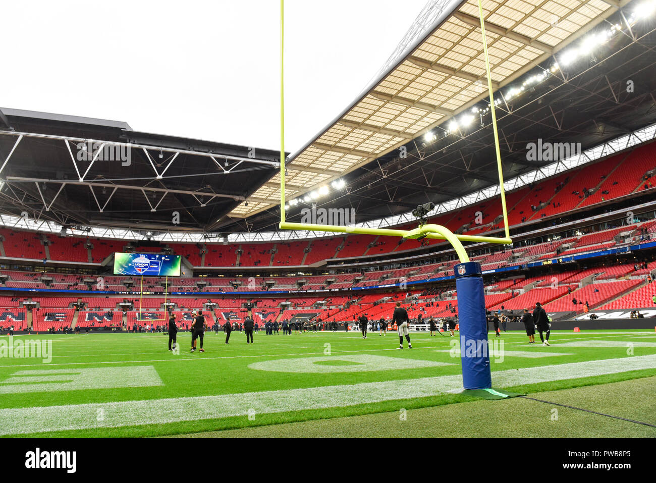 Londres Reino Unido 14 De Octubre De 2018 Equipos De Calentamiento Por Delante De Los Seattle