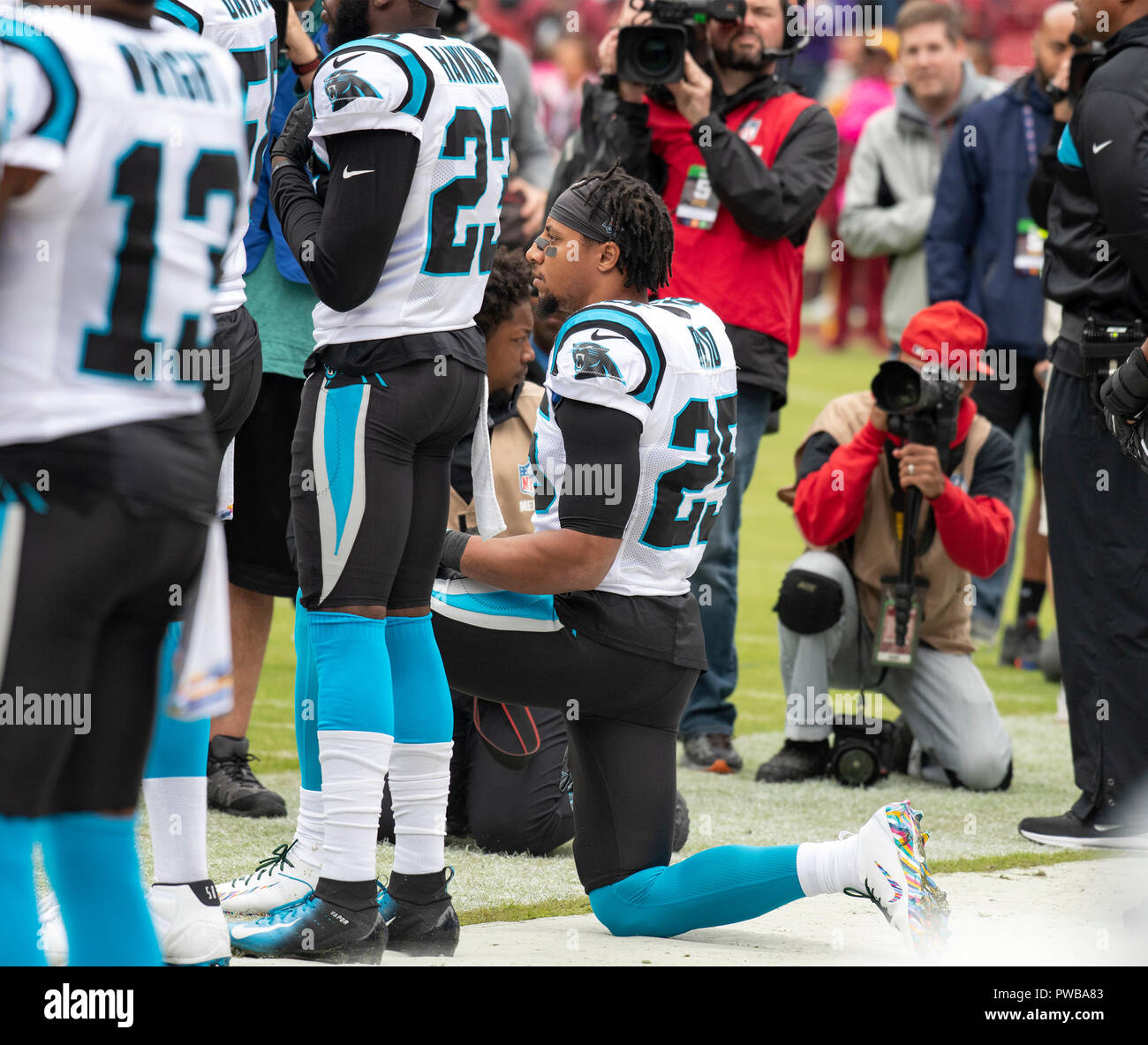 Philadelphia Eagles Contra Las Panteras De Carolina Foto de archivo  editorial - Imagen de filadelfia, panteras: 11198198