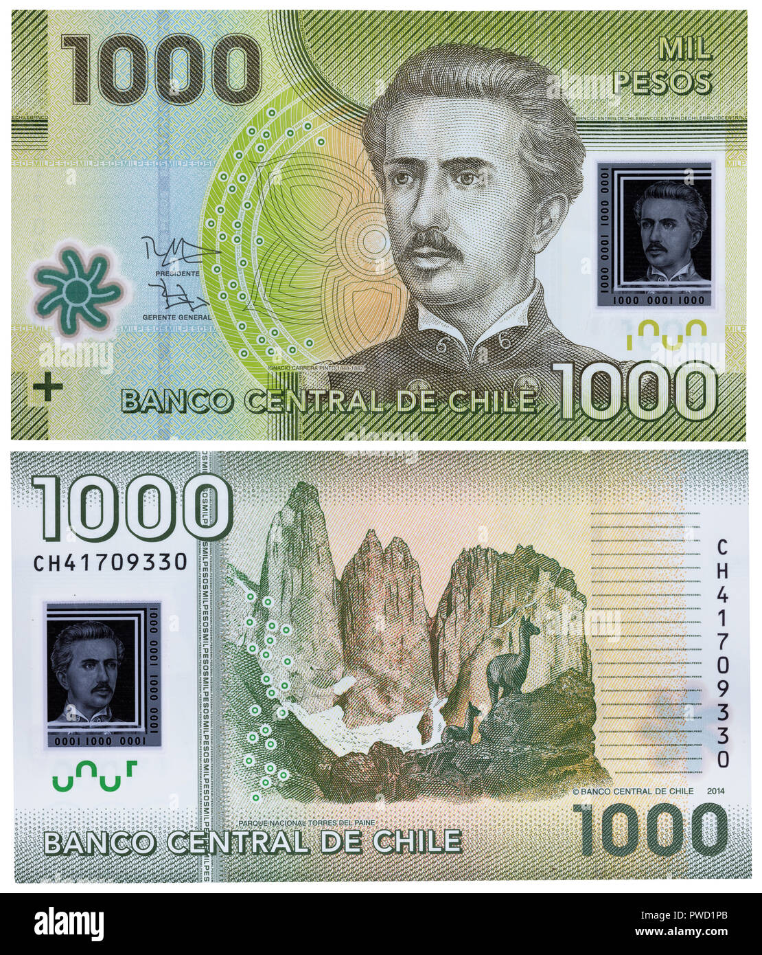 Impuro Bol grafo Longitud Billete De Mil Pesos Chilenos Suicidio 