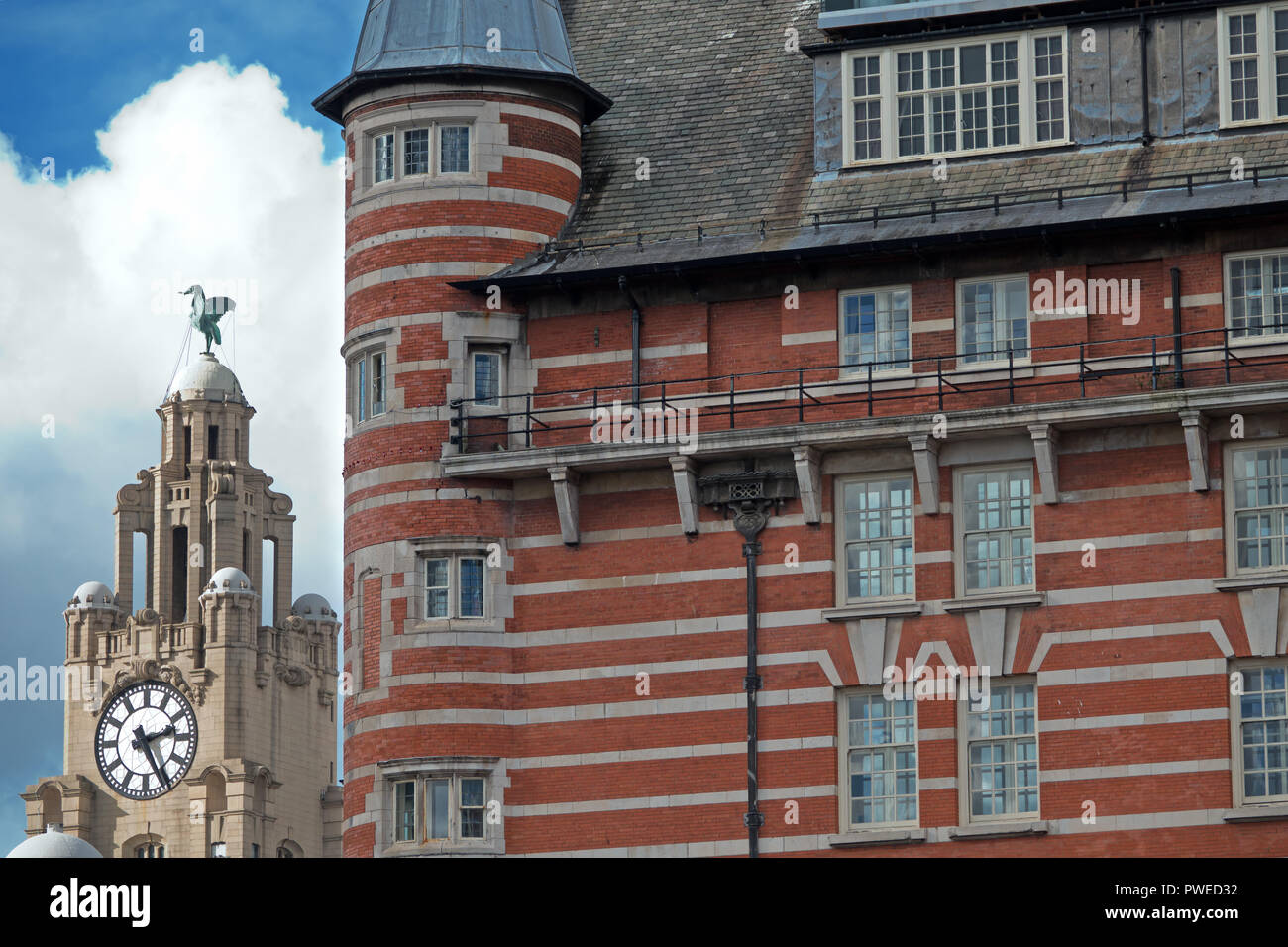 Vista de Albion House, James Street, Liverpool, conocida como la