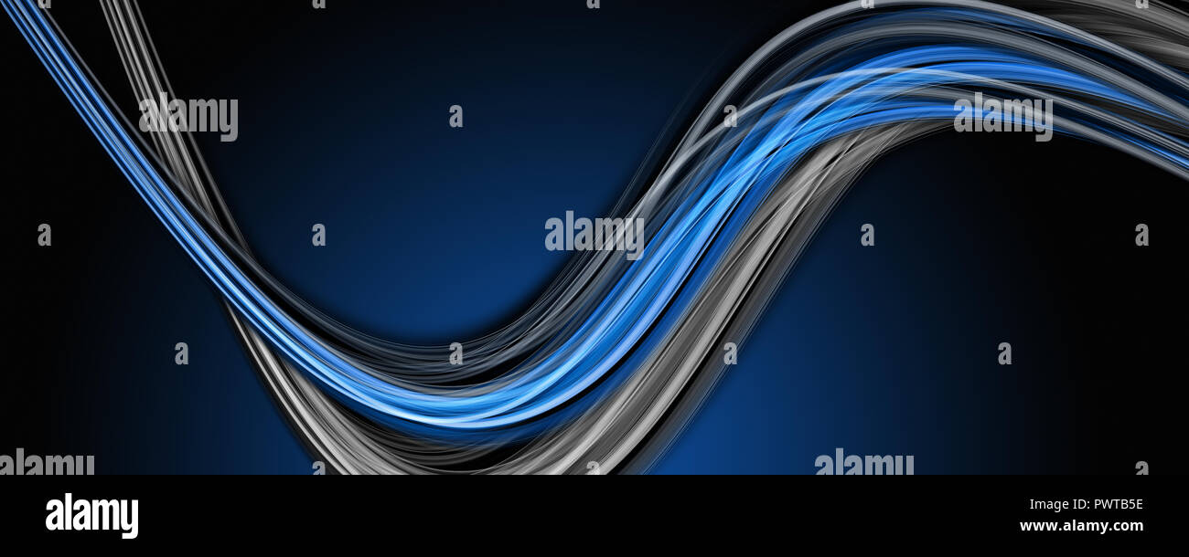 Elegante diseño abstracto panorama de onda con espacio para el texto Foto de stock