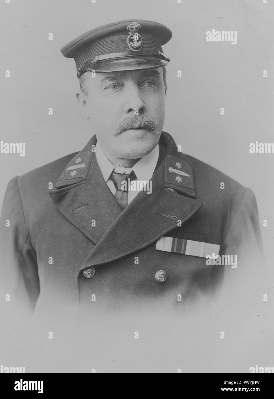 Royal Navy Jefe Victoriano Suboficiales Foto de stock