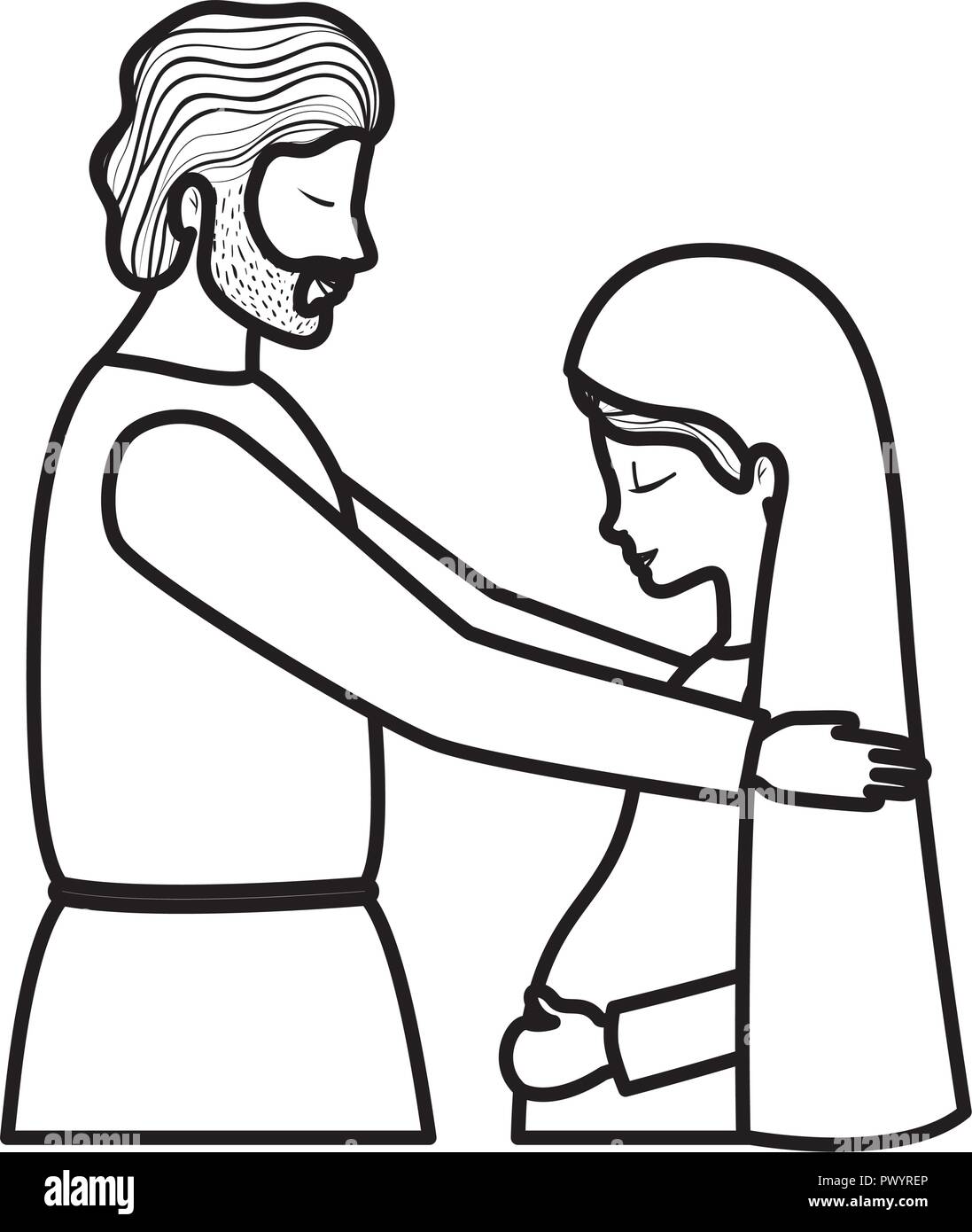 Descubrir 100 Imagen Dibujos De Jose Y Maria Para Col vrogue.co