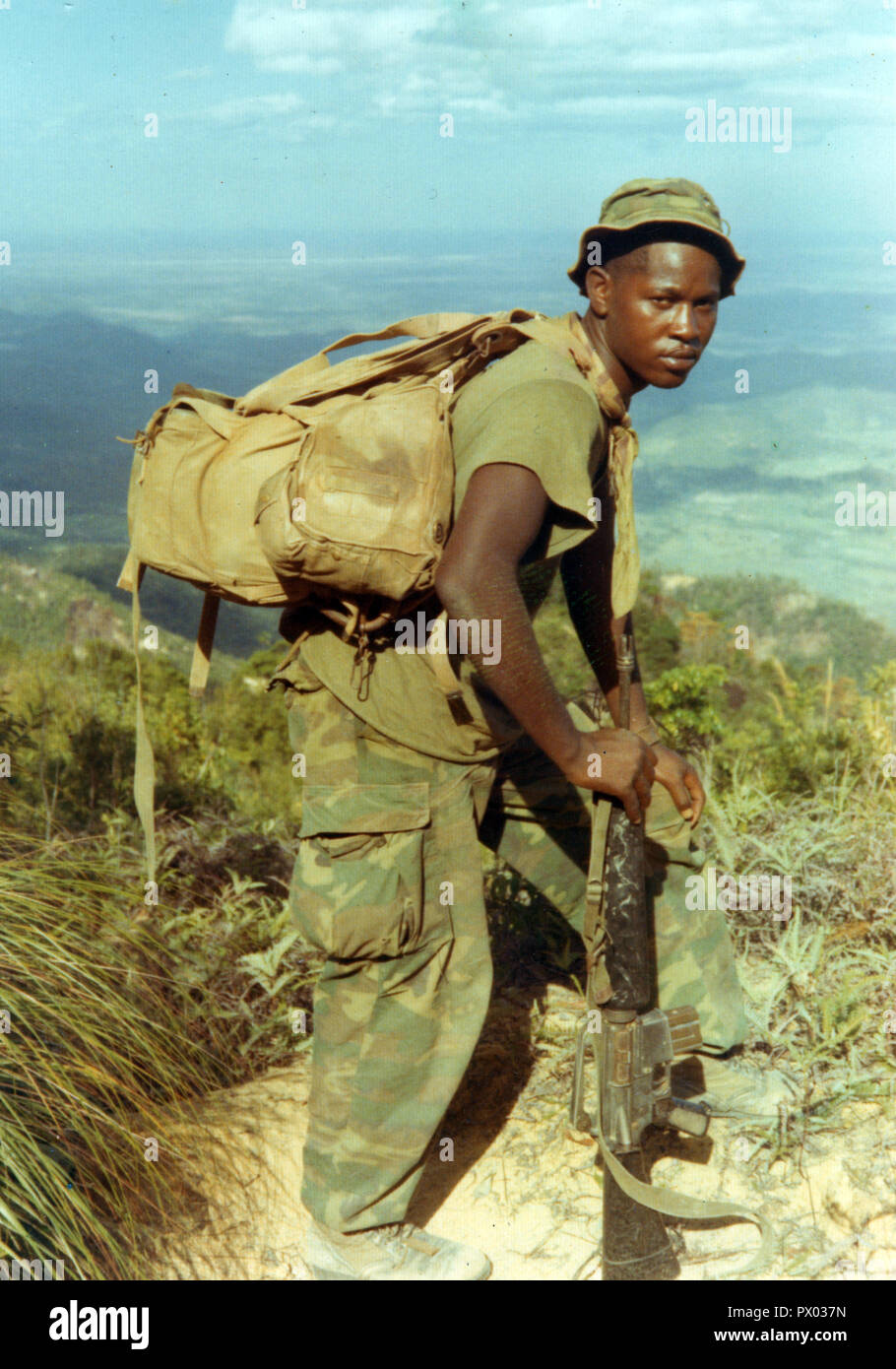 Guerra de Vietnam US GI Foto de stock
