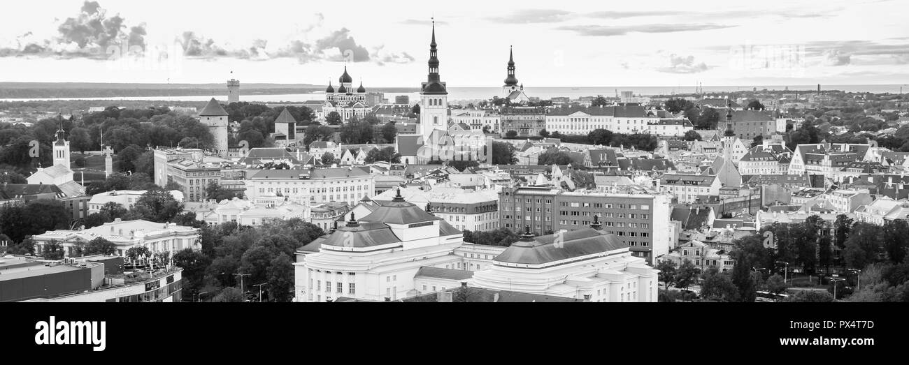 Ciudad Tallin Estonia Foto de stock