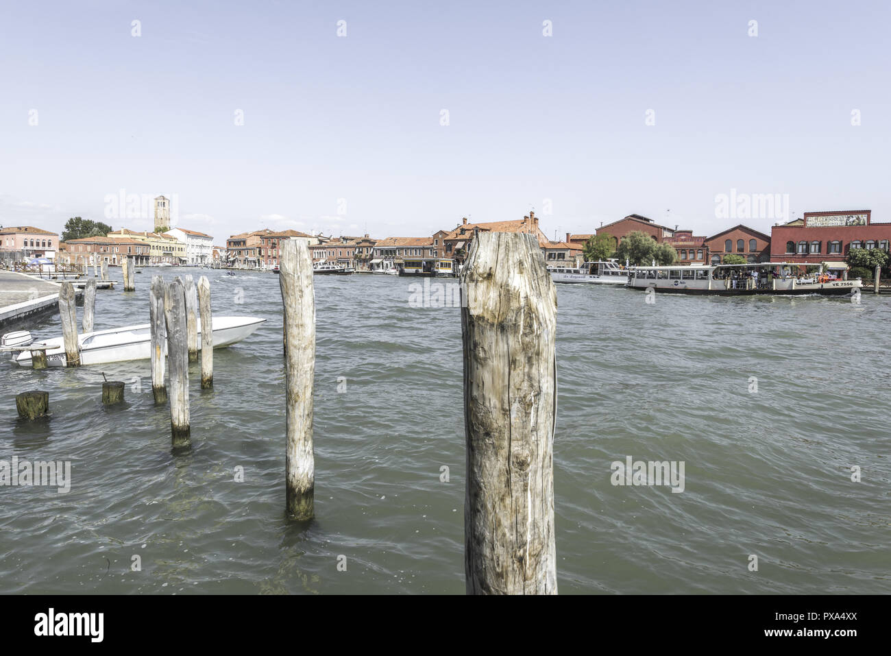 La isla de Murano, vidrio, Venedig, Venice, Venecia, Italia Foto de stock