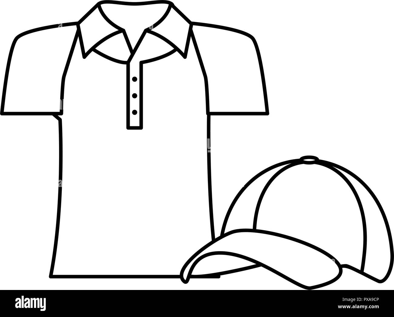 Tenis masculino camisa uniforme con tapa ilustración vectorial diseño  Imagen Vector de stock - Alamy