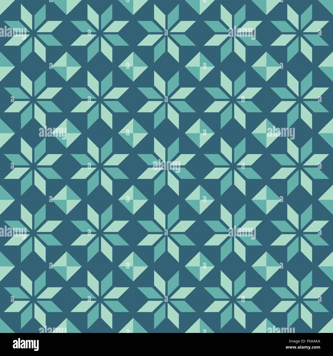 Seamless Vector decorativo colorido mosaico abstracto trama de fondo. Azulejos tradicionales Ilustración del Vector