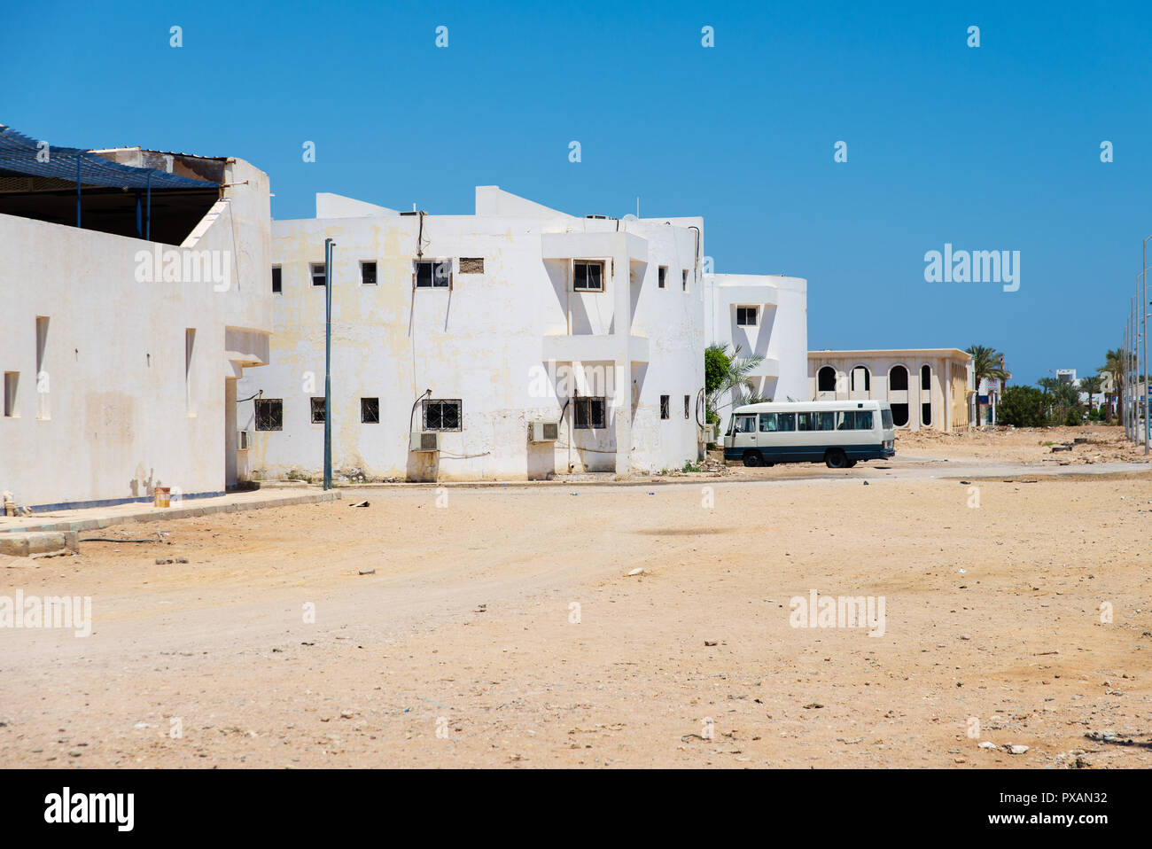 Edificio en Sharm El Sheikh. Foto de stock